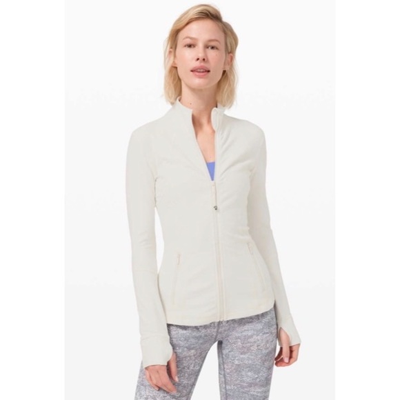 Lululemon Define Jacket *Rulu Heathered Light Ivory